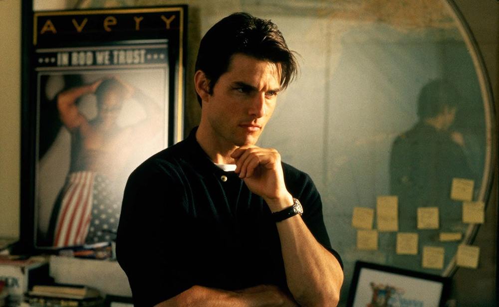 تام کروز در فیلم «جری مگوایر» (Jerry Maguire)